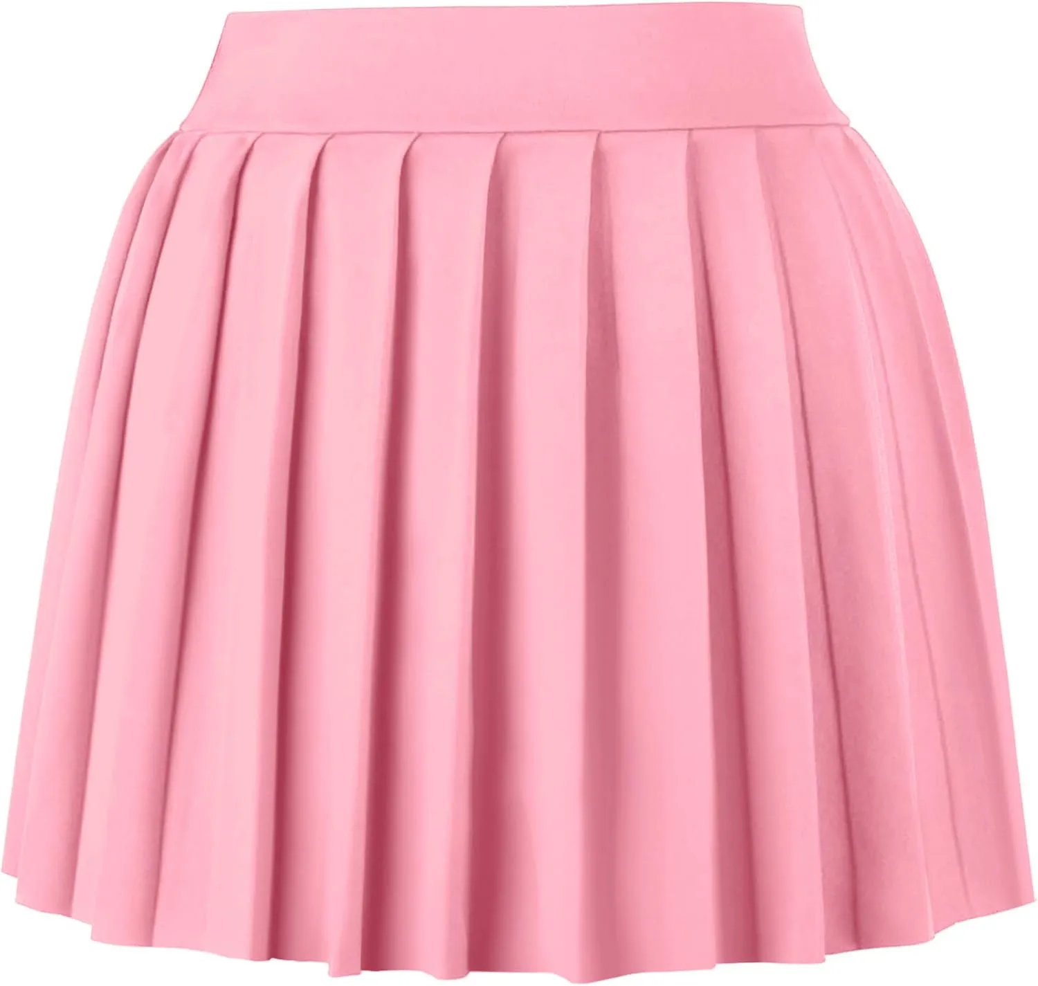 Women Sexy Pleated Mini Skirts Ruffle Club Y2k Role Play A-line Skater Skirt Casual Stretchy Uniform for Girls