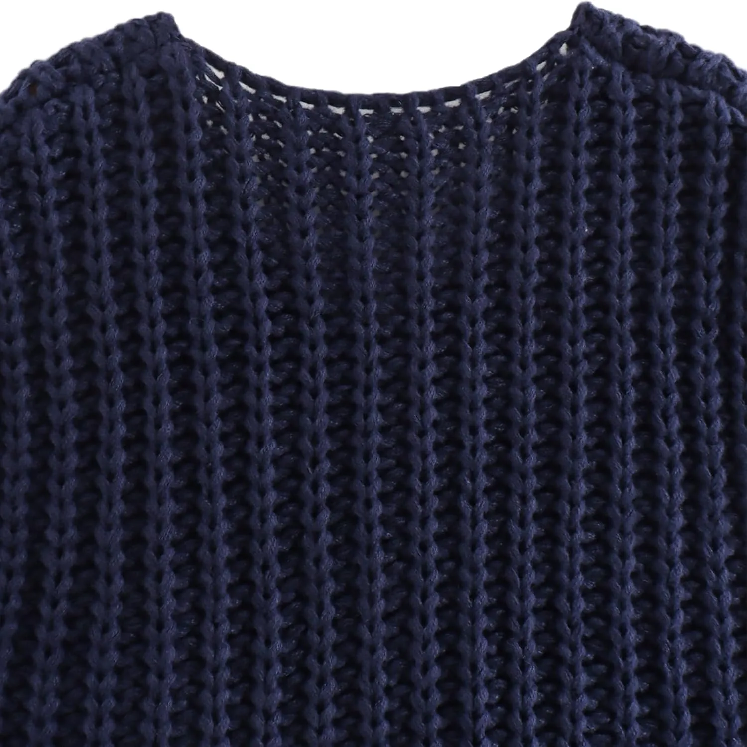 Women Sleeveless Crop Knit Cardigan Button Down Chunky Knit Sweater Cardigan Hollow Out Crochet Knit Tank Vest