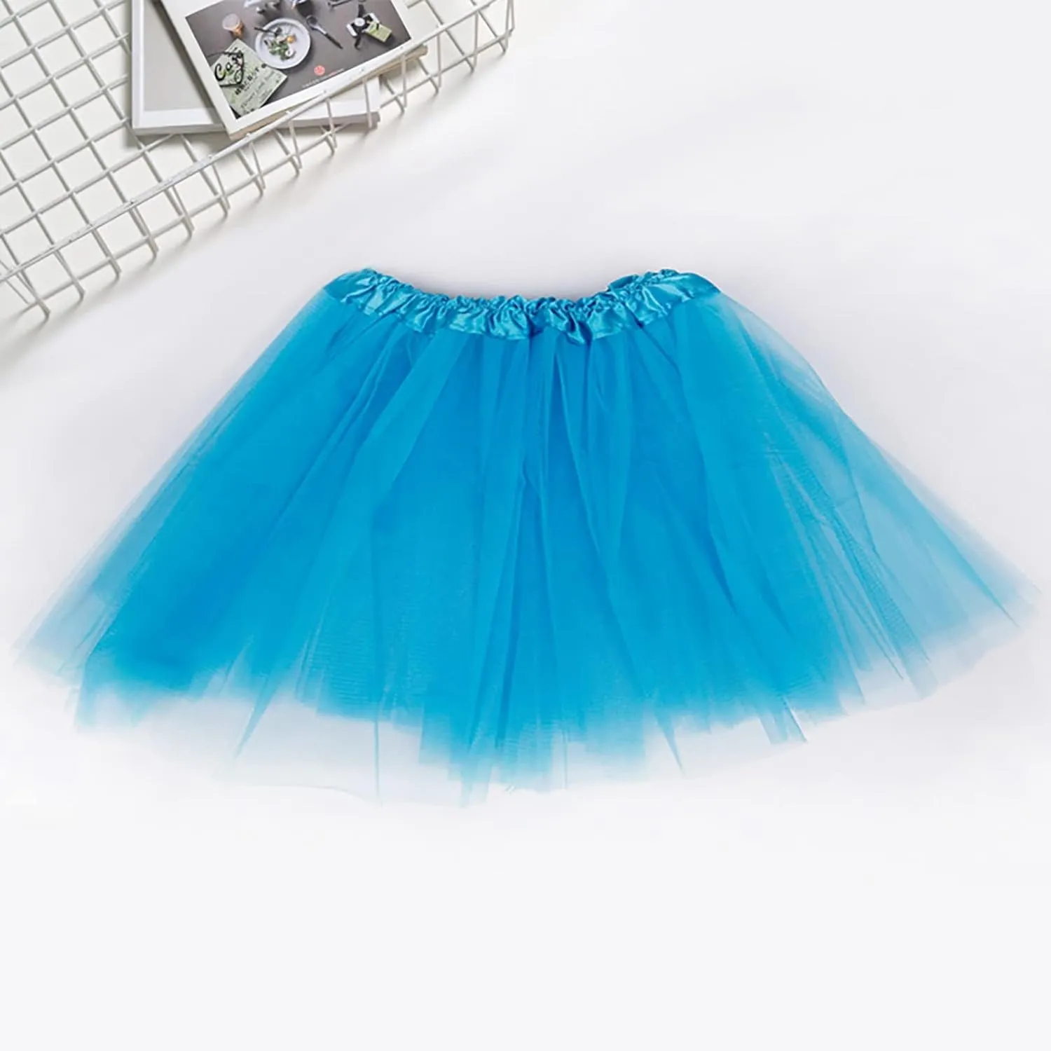 Women's A-Line High Waisted Midi Skirt Womens Candy Color Skirts Chic High Waisted A Line Skirts Layered Pleated