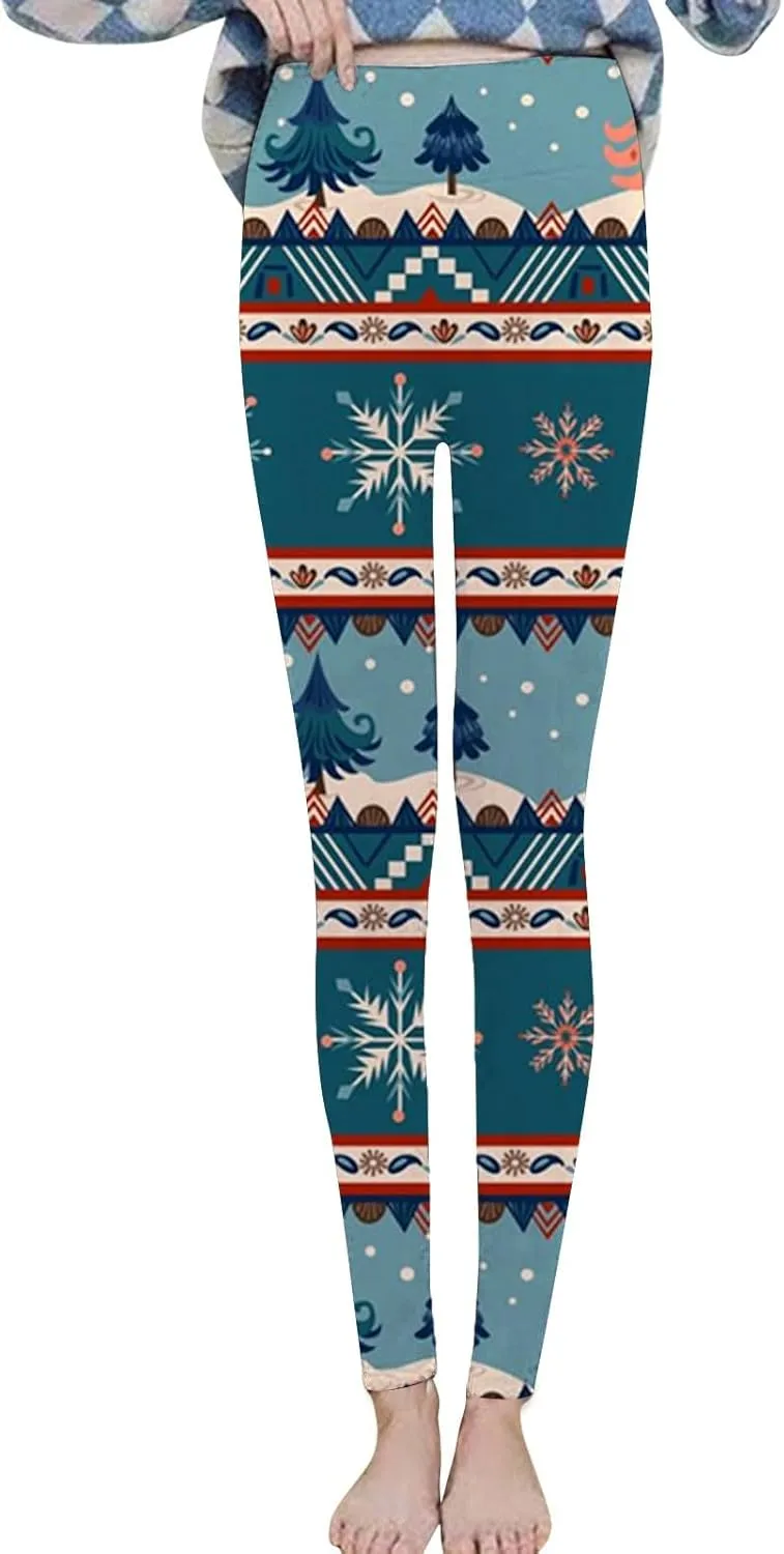 Women's Activewear Leggings Halloween Print Cute Style Leggings Workout Leggings for Women 4 Way Stretch Flare