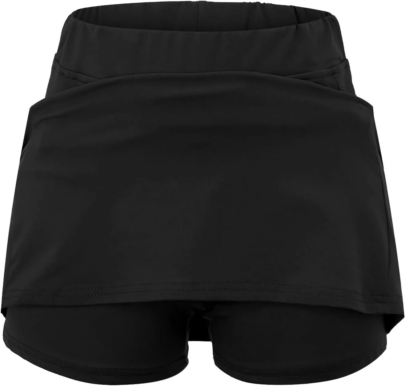 Women's Athletic Skorts Elastic Tennis Yoga Shorts Hight Waist Floral Print Skirts Tummy Control Skinny Joggers 2025