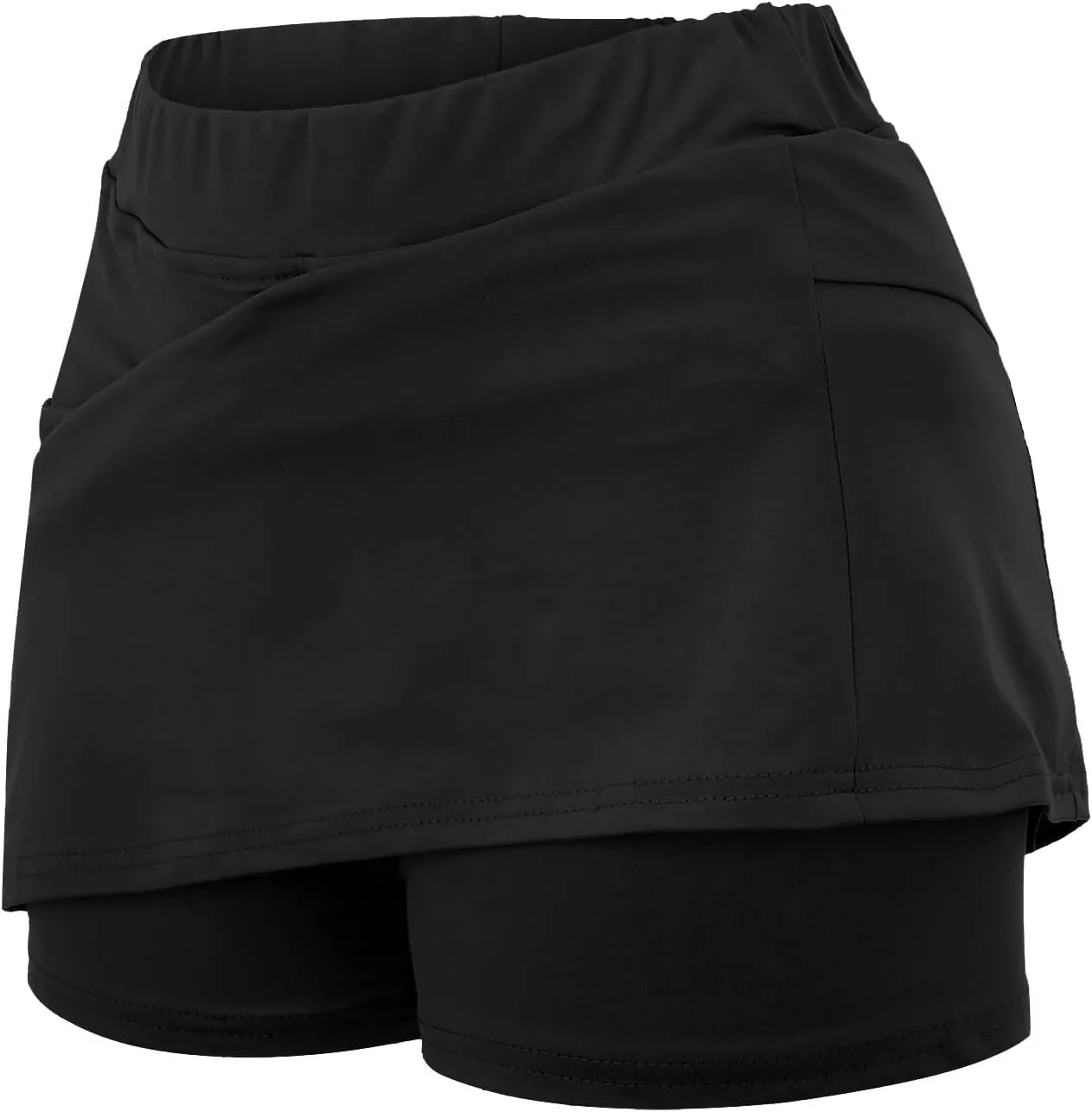 Women's Athletic Skorts Elastic Tennis Yoga Shorts Hight Waist Floral Print Skirts Tummy Control Skinny Joggers 2025