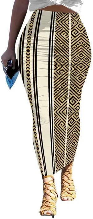Women's Casual Ruched High Waist Bodycon Party Club Night Out Pencil Suit Skirt Elegant Stretchy Below Knee Work Skirt Dress