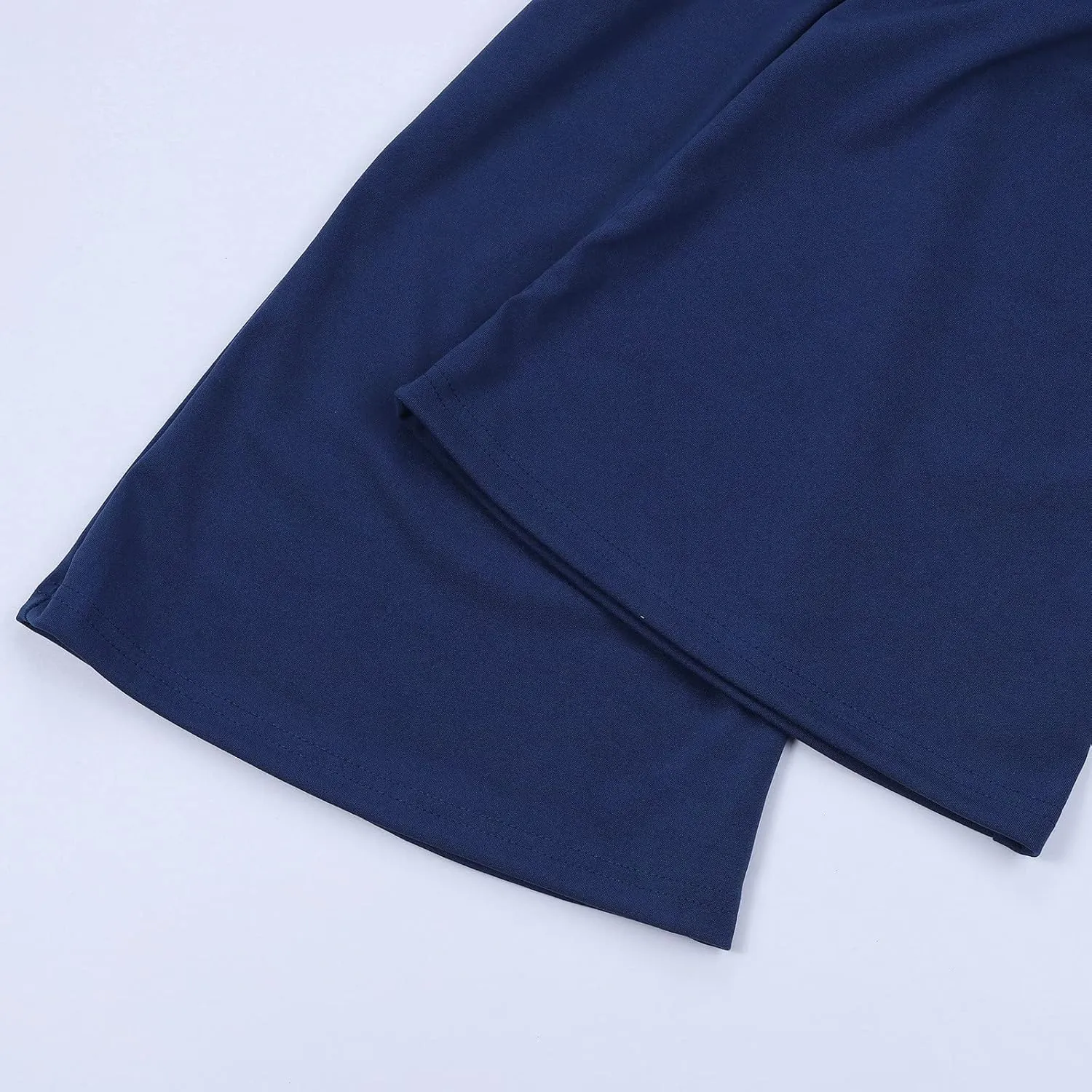 Women's Casual Yoga Pants V Crossover Flare Leggings High Waisted Workout Pants Bell Bottom Trouser Bootleg Leggings