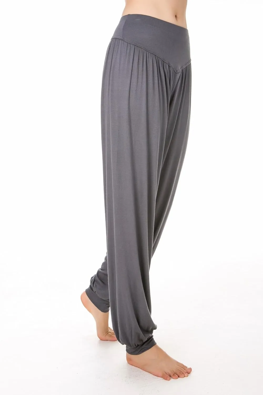 Women's Elastic Soft Modal Yoga Sports Pants Dance Harem Pants