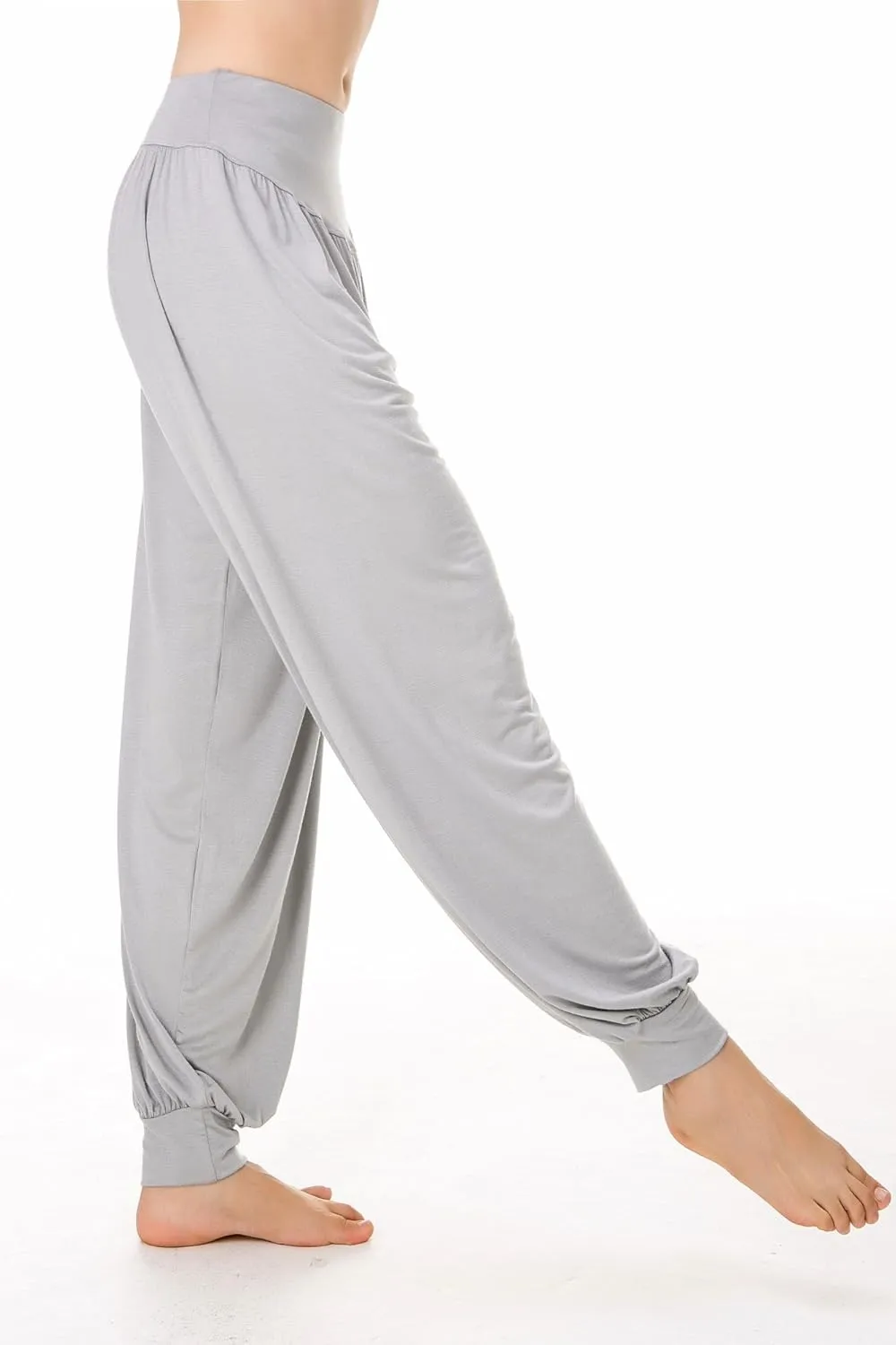 Women's Elastic Soft Modal Yoga Sports Pants Dance Harem Pants
