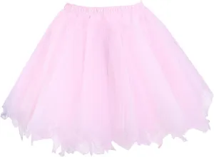 Womens Fashion Solid Fashion Skirt Tutu Birth Cake Skirt Puffy Skirt Pleated Midi Skirt