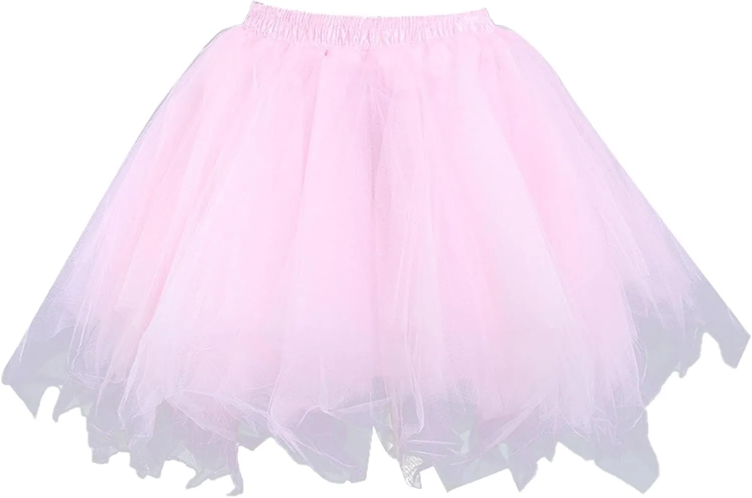 Womens Fashion Solid Fashion Skirt Tutu Birth Cake Skirt Puffy Skirt Pleated Midi Skirt
