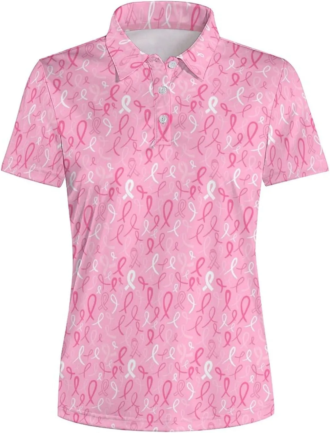 Womens Golf Shirt Short Sleeve V Neck Polo Shirt Moisture Wicking Polo Shirt Quick Dry Tennis Polo Shirt