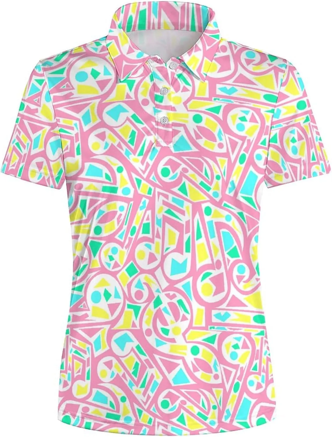 Womens Golf Shirt Short Sleeve V Neck Polo Shirt Moisture Wicking Polo Shirt Quick Dry Tennis Polo Shirt