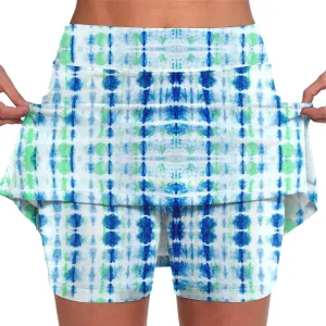 Womens Golf Skirts Solid Color Mid Rise Culottes Short Skirt Leggings Solid Color Athletic Shorts Athletic Skirts