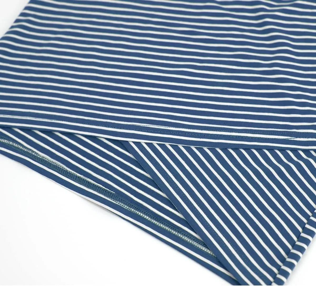 Women's Knee Length Casual Cross Striped Skirts Knitted Tight 2023 Elastic High Waist Bodycon Pencil Mini Skirt