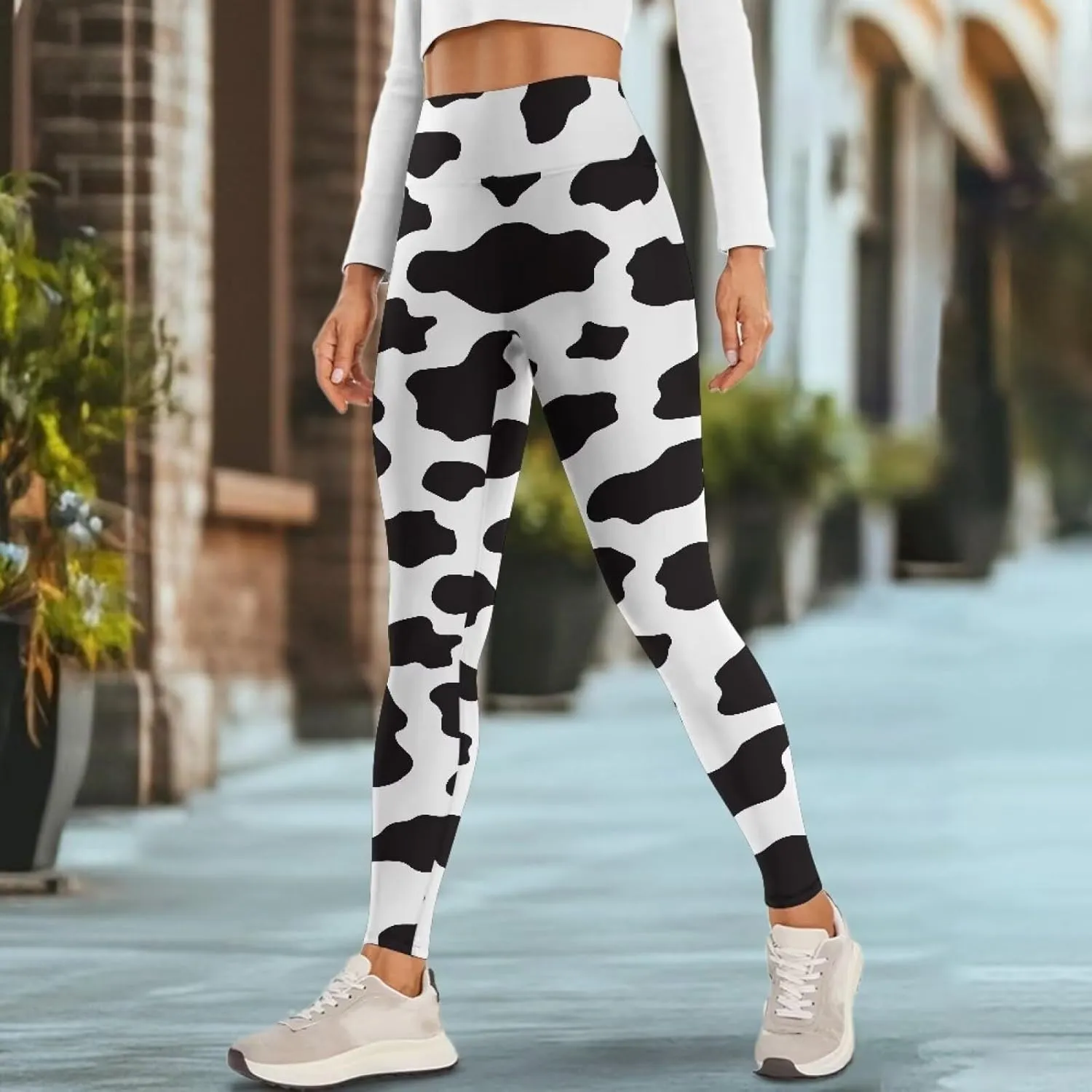 Womens Leggings Yoga Pants with Pockets High Waisted Yoga Leggings Tummy Control Breathable Workout Yoga Trousers
