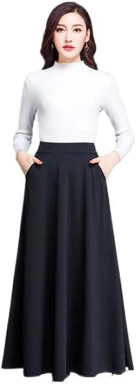 Women's Long Dresses Summer Korean Fit A-Line Skirt