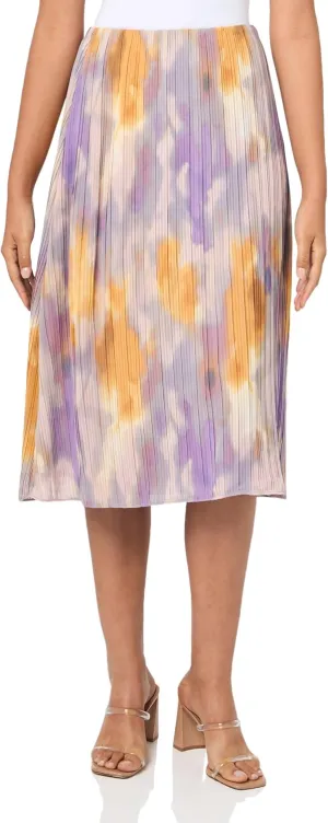 Women's Pleated a Line Midi Skirt