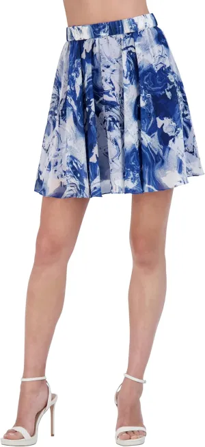 Women's Pleated a Line Mini Skirt