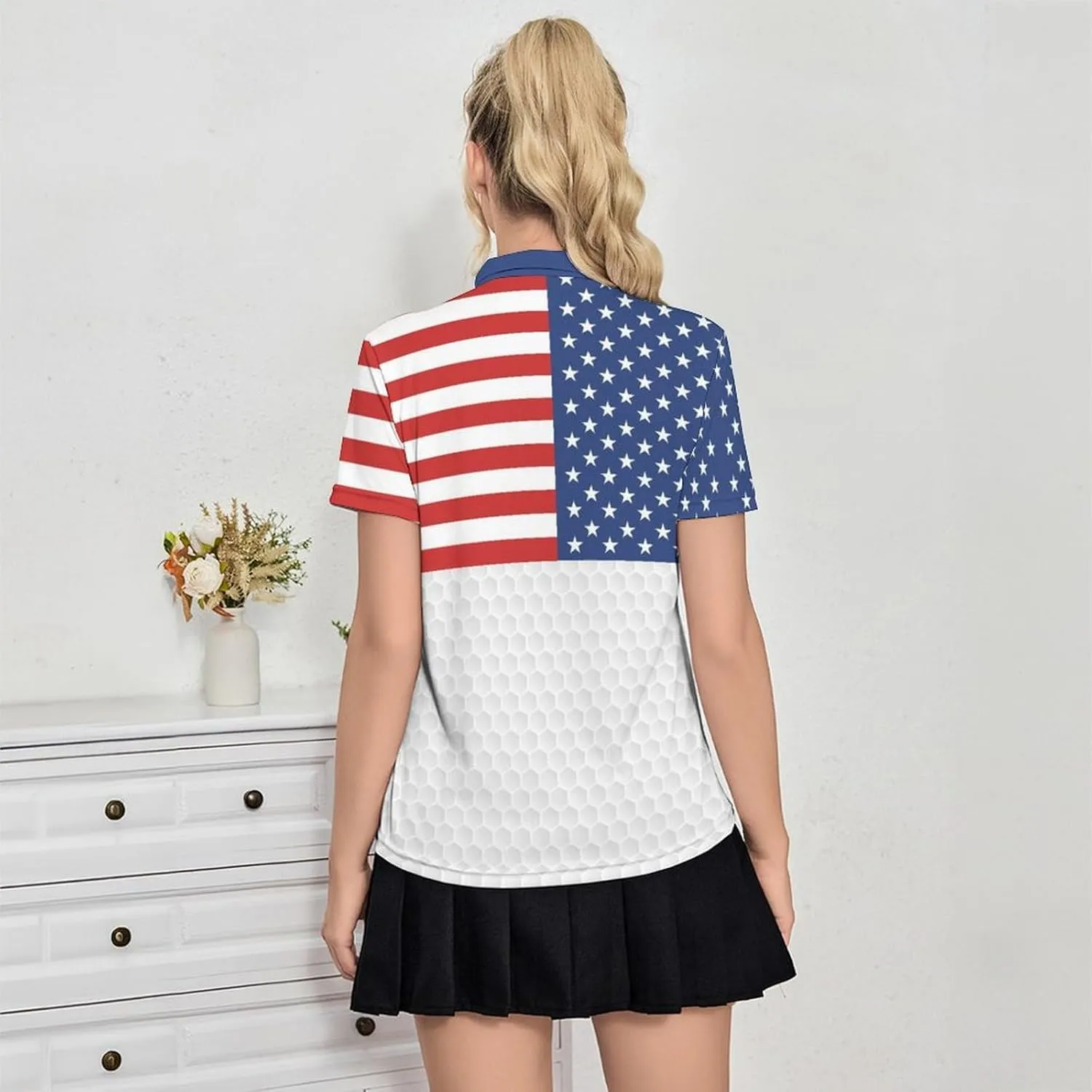 Womens Polo Shirt Performance Moisture Wicking Golf Shirt Short Sleeve Polo Shirt Dry Fit Tennis Polo Shirt