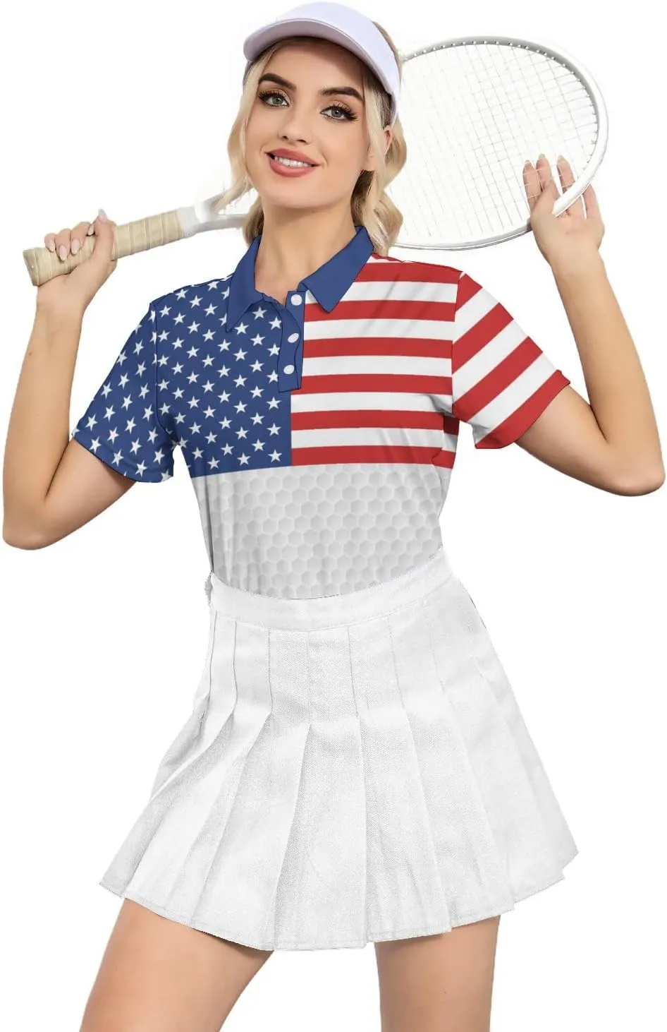 Womens Polo Shirt Performance Moisture Wicking Golf Shirt Short Sleeve Polo Shirt Dry Fit Tennis Polo Shirt