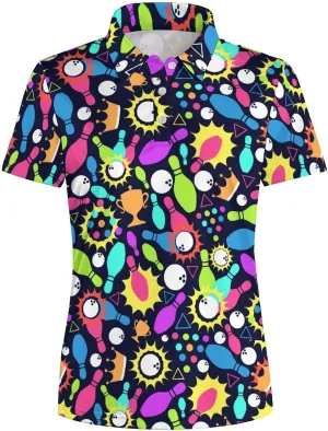 Womens Polo Shirt Performance Moisture Wicking Golf Shirt Short Sleeve Polo Shirt Dry Fit Tennis Polo Shirt
