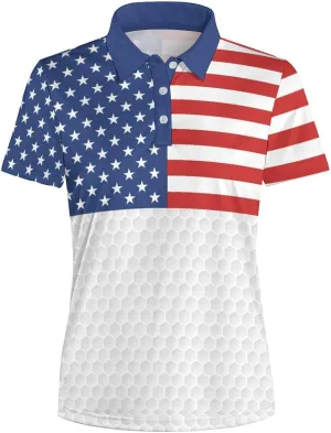 Womens Polo Shirt Performance Moisture Wicking Golf Shirt Short Sleeve Polo Shirt Dry Fit Tennis Polo Shirt