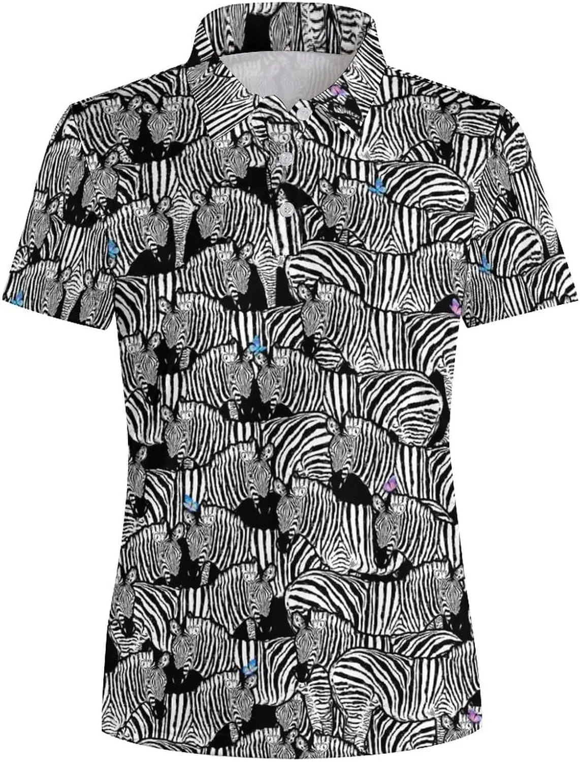 Women's Polo Shirt Short Sleeve Golf Shirt Dry Fit Moisture Wicking Collared Tennis Shirt Ladies Golf Shirt