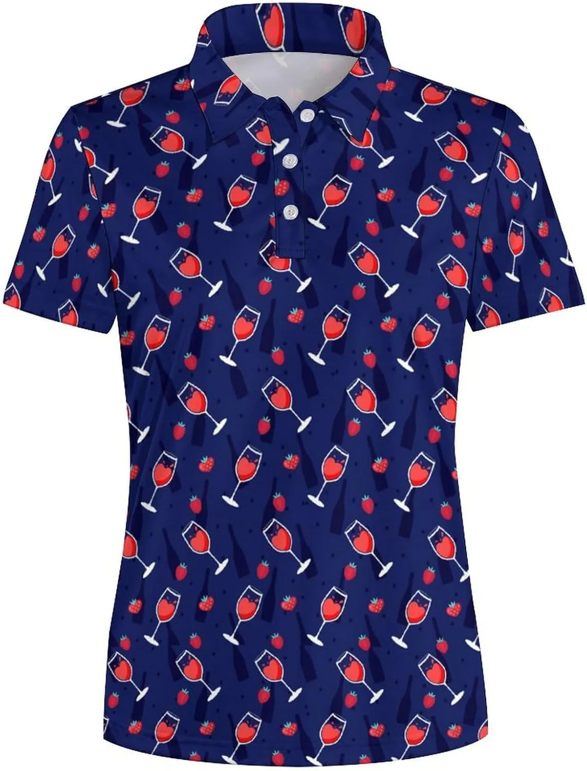 Women's Polo Shirt Short Sleeve Golf Shirt Dry Fit Moisture Wicking Collared Tennis Shirt Ladies Golf Shirt