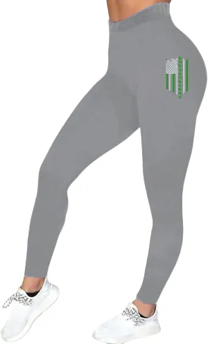 Women's St. Patrick's Day Green Printed Leggings Women's St Day Leggings Irish Irish Sports Leggings Pants for