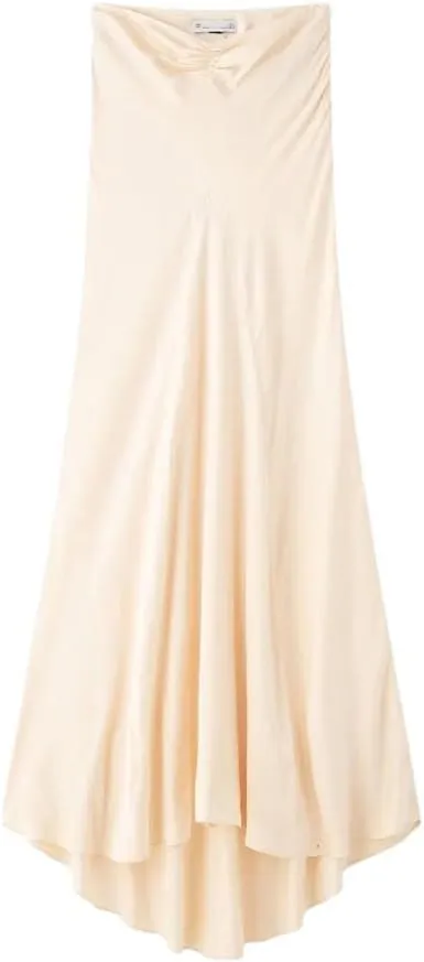 Women's Vintage A-Line Pleated Flared Midi Skirt Womens High Waist A Line Ruffle Skirts
