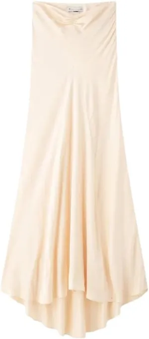 Women's Vintage A-Line Pleated Flared Midi Skirt Womens High Waist A Line Ruffle Skirts
