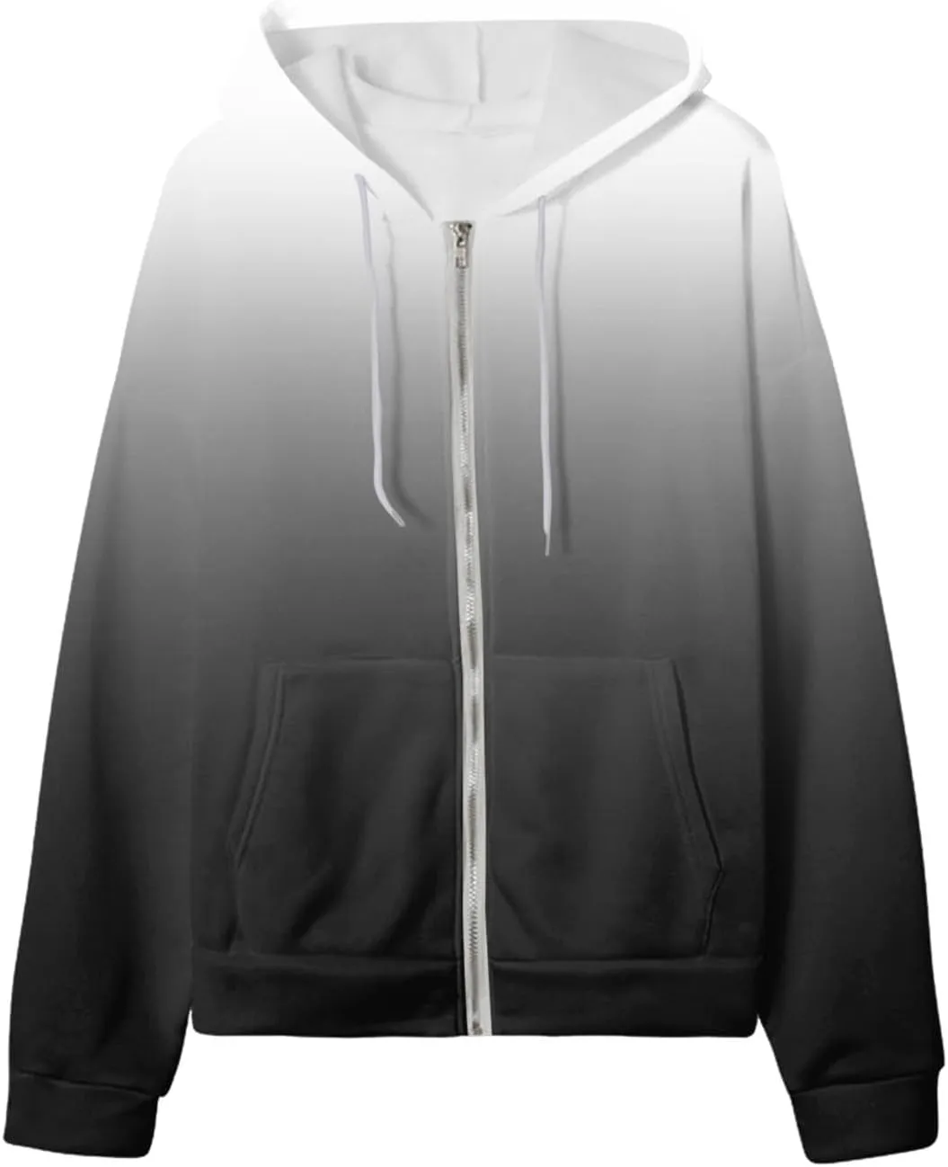 Womens Zip Up Hoodies Long Sleeve Drawstring Sport Sweatshirts Jacket Casual Fashion Jackets Fall Outfits