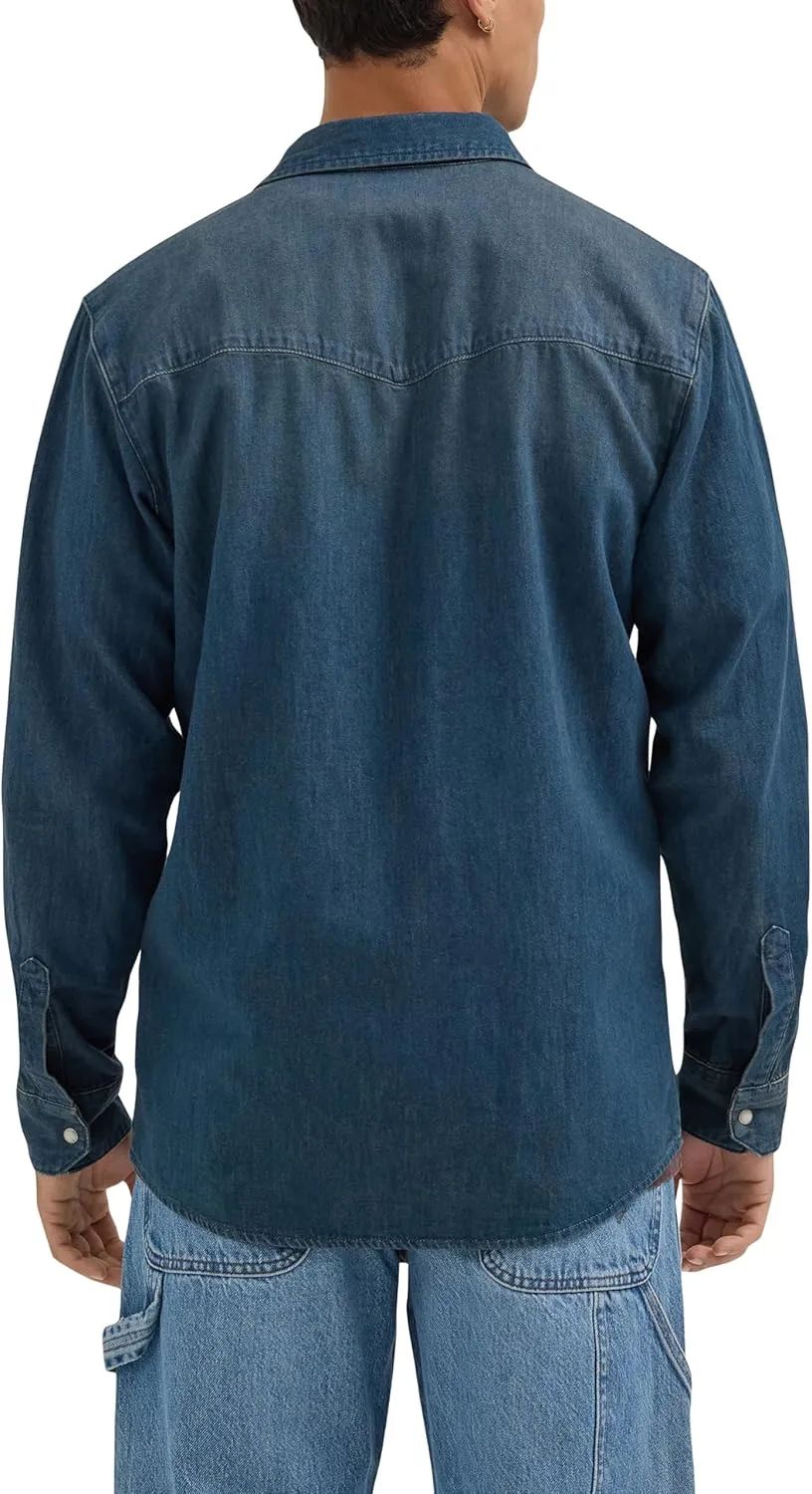 Wrangler Men's Long Sleeve Denim Shirt