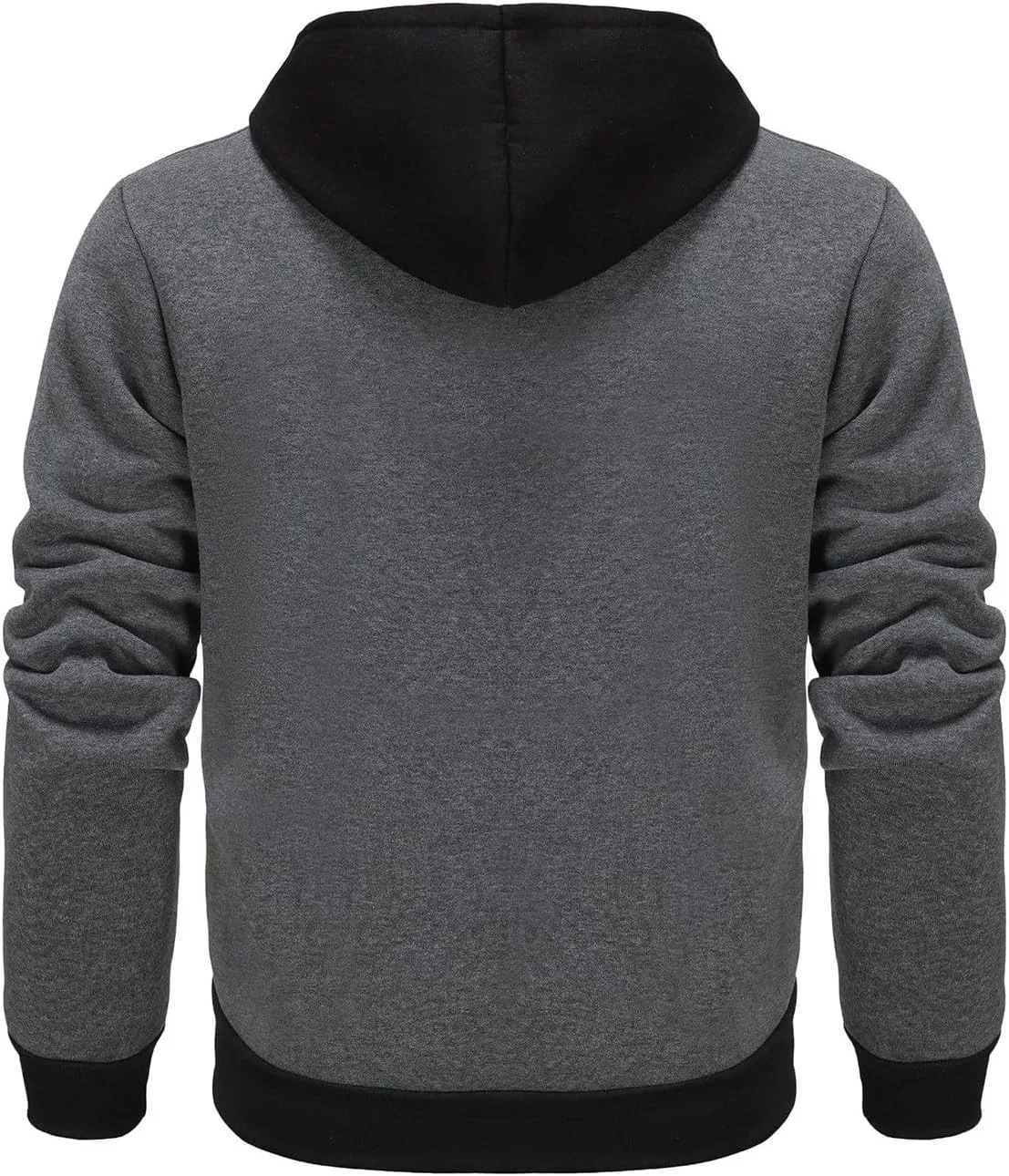 XIAXOGOOL Zip Up Hoodie Men Lightweight Fleece Lined Hoodies Drawstring Hooded Sweatshirt Workout Jacket With Pockets