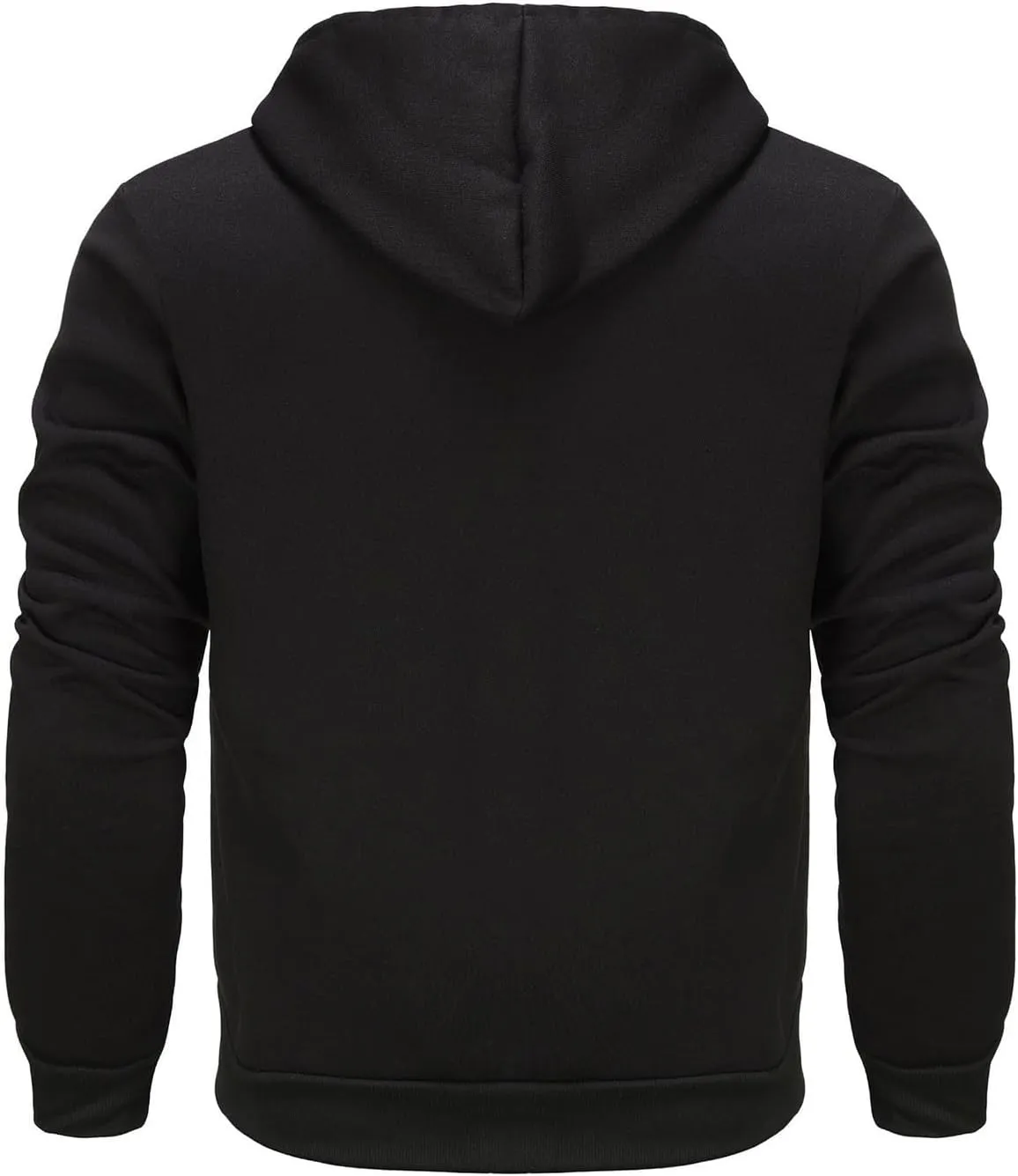 XIAXOGOOL Zip Up Hoodie Men Lightweight Fleece Lined Hoodies Drawstring Hooded Sweatshirt Workout Jacket With Pockets