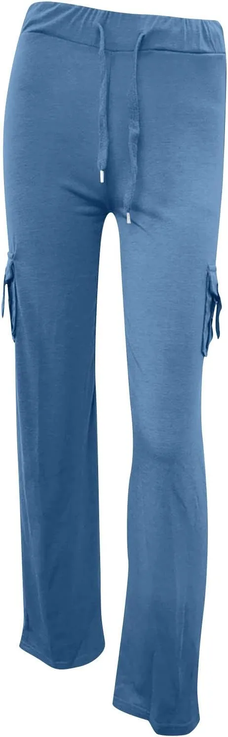 Yoga Flare Leggings for Women High Waisted Yoga Casual Pants Workout Leggings Cargo with Pockets Bootcut Yoga Pants