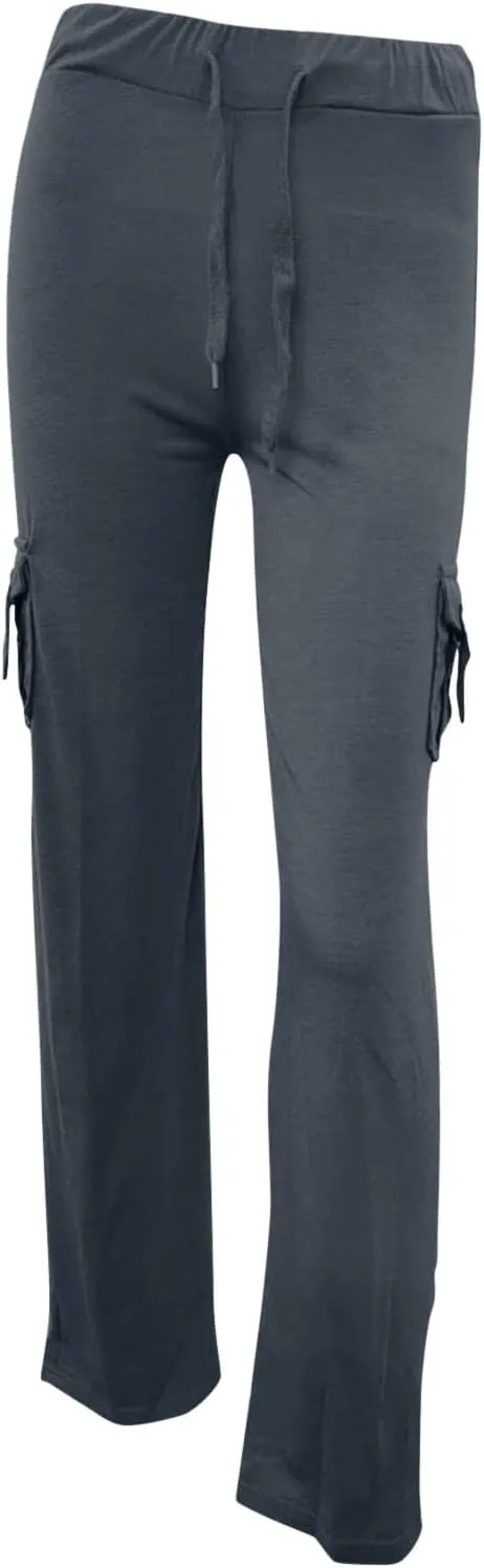 Yoga Flare Leggings for Women High Waisted Yoga Casual Pants Workout Leggings Cargo with Pockets Bootcut Yoga Pants