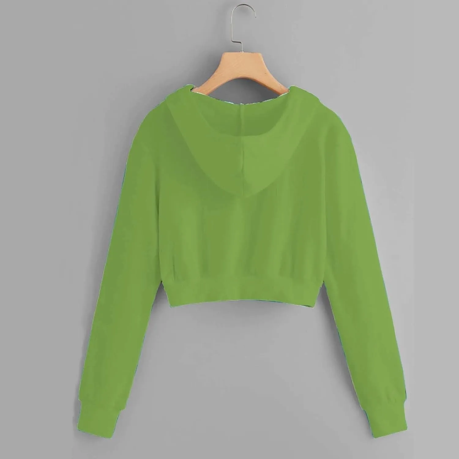 Zip Up Hoodie Women 2024 Long Sleeve Cropped Sweatshirts for Teen Girls Y2K Jacket with Pockets Fall Fashion Clothes