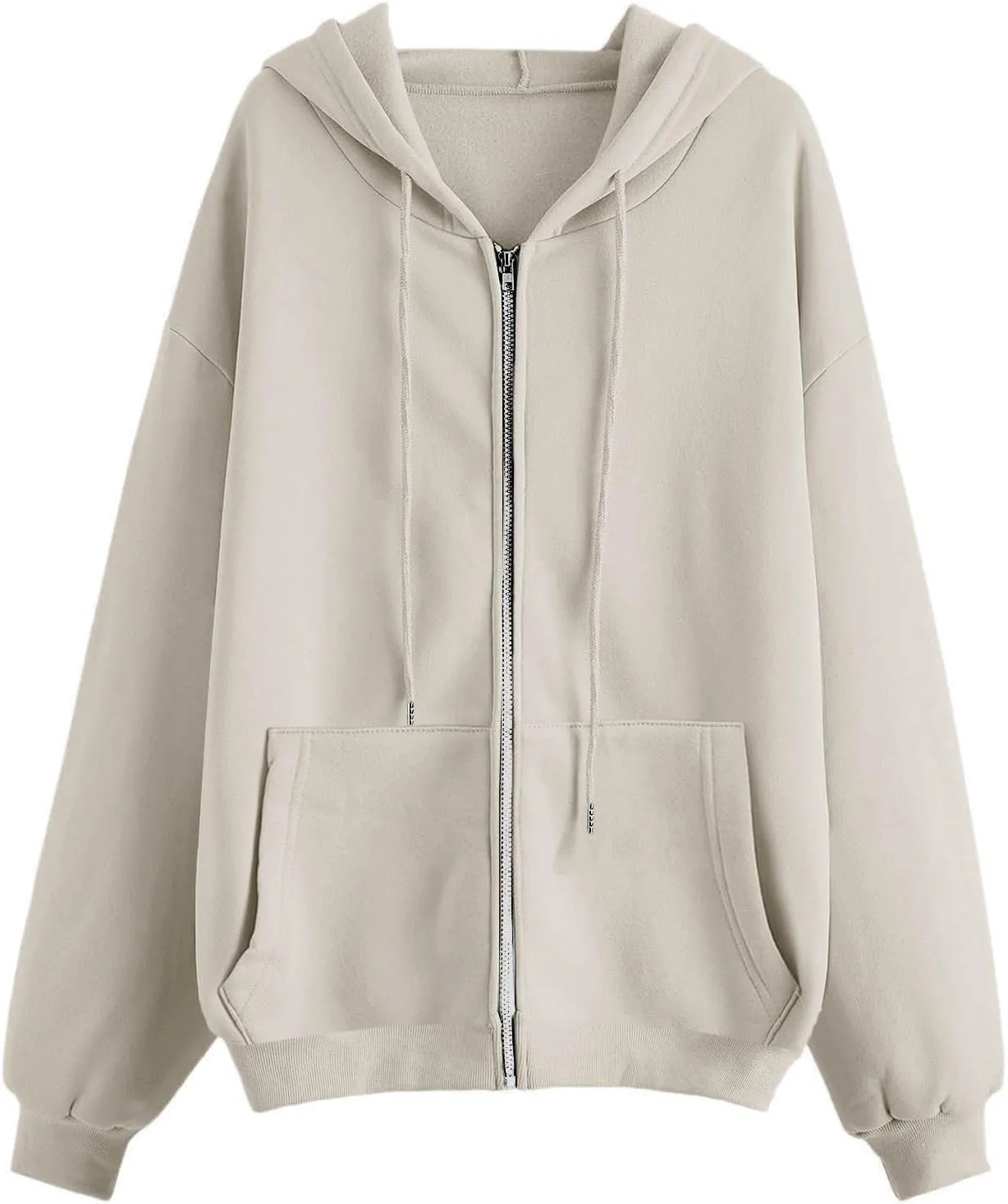 Zip Up Hoodie Women Women's Full Zip Up Hoodie Long Sleeve Hooded Sweatshirts Pockets Jacket Coat for Women