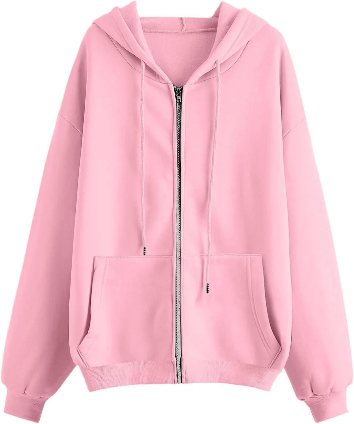 Zip Up Hoodie Women Women's Full Zip Up Hoodie Long Sleeve Hooded Sweatshirts Pockets Jacket Coat for Women