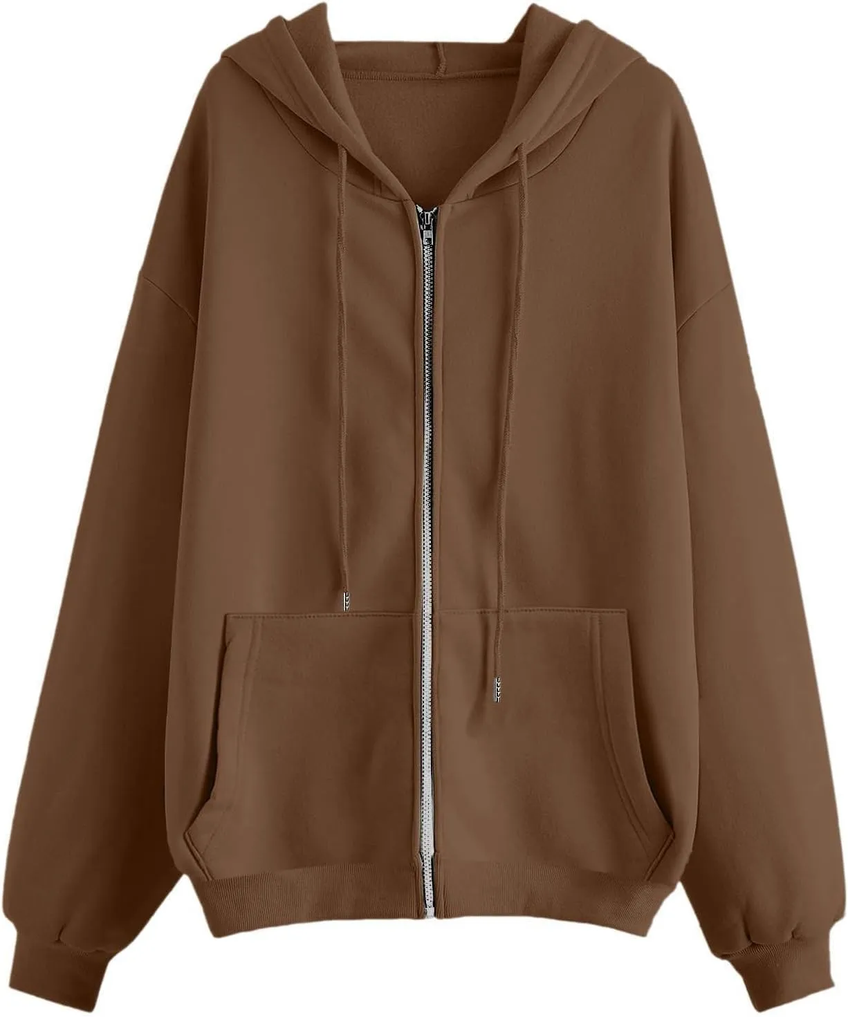 Zip Up Hoodie Women Women's Full Zip Up Hoodie Long Sleeve Hooded Sweatshirts Pockets Jacket Coat for Women