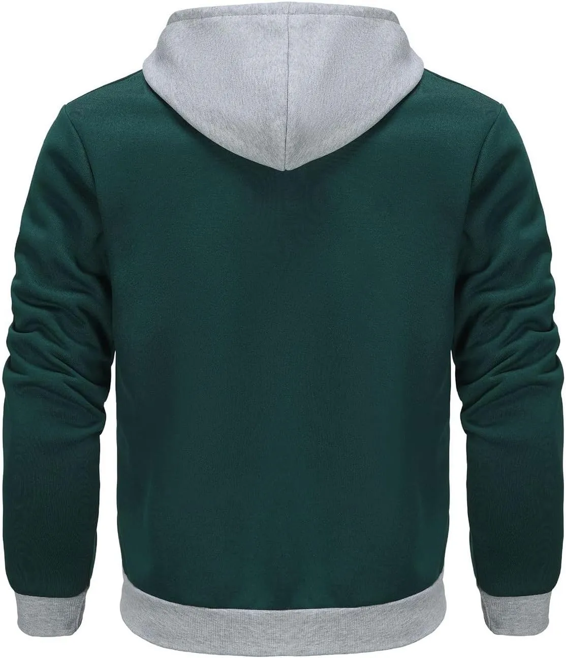 Zip Up Jacket Hoodie for Men Slim Fit Lightweight Hoodie With Pocket Long Sleeve Full-Zip Hooded Sweatshirt Jacket